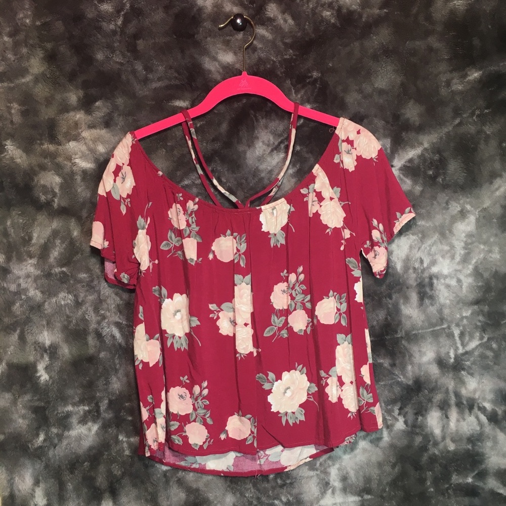 Off The Shoulder Floral Top